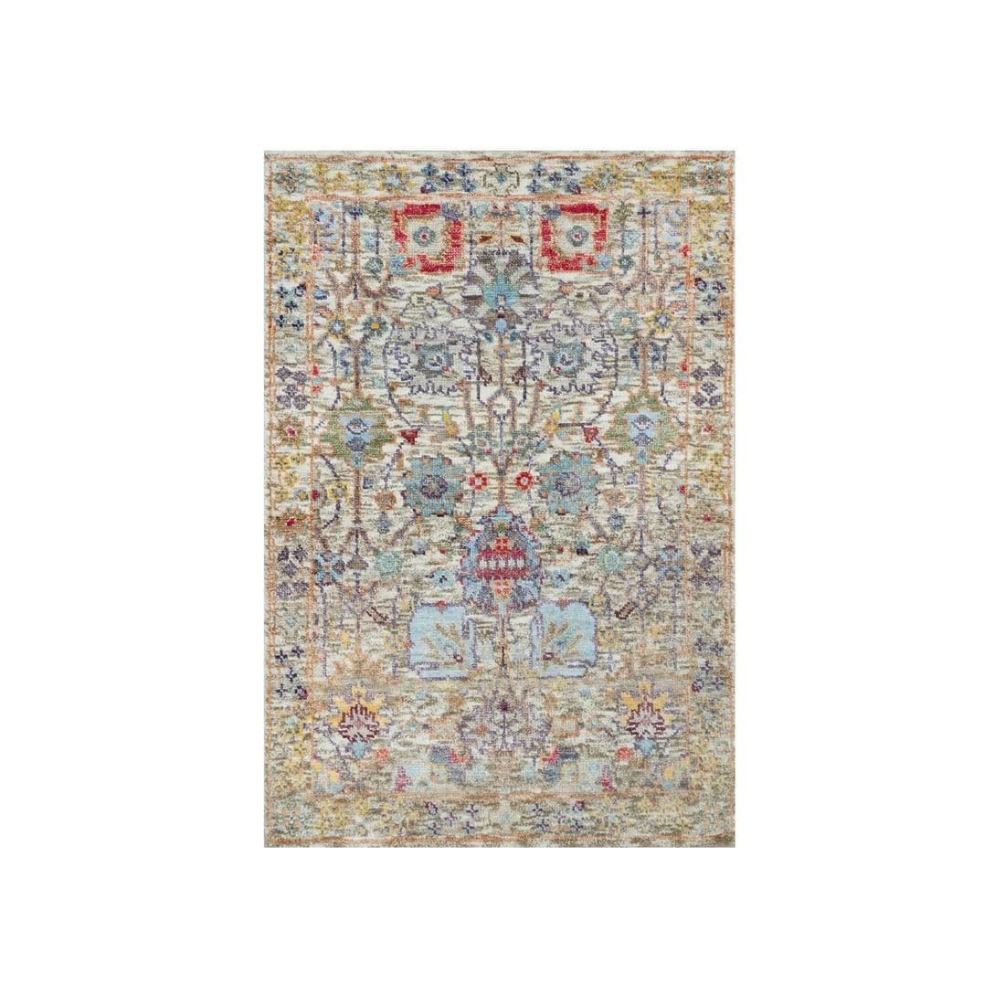 Rug 2'x3' Ivory Hand Knotted Silk and Wool Flower Design Mat Oriental: Rug 2'x3' Ivory Hand Knotted Silk and Wool Flower Design Mat Oriental This listing features Rug 2'x3' Ivory Hand Knotted Silk and Wool Flower Design Mat Oriental. Item specifics are provided below. 