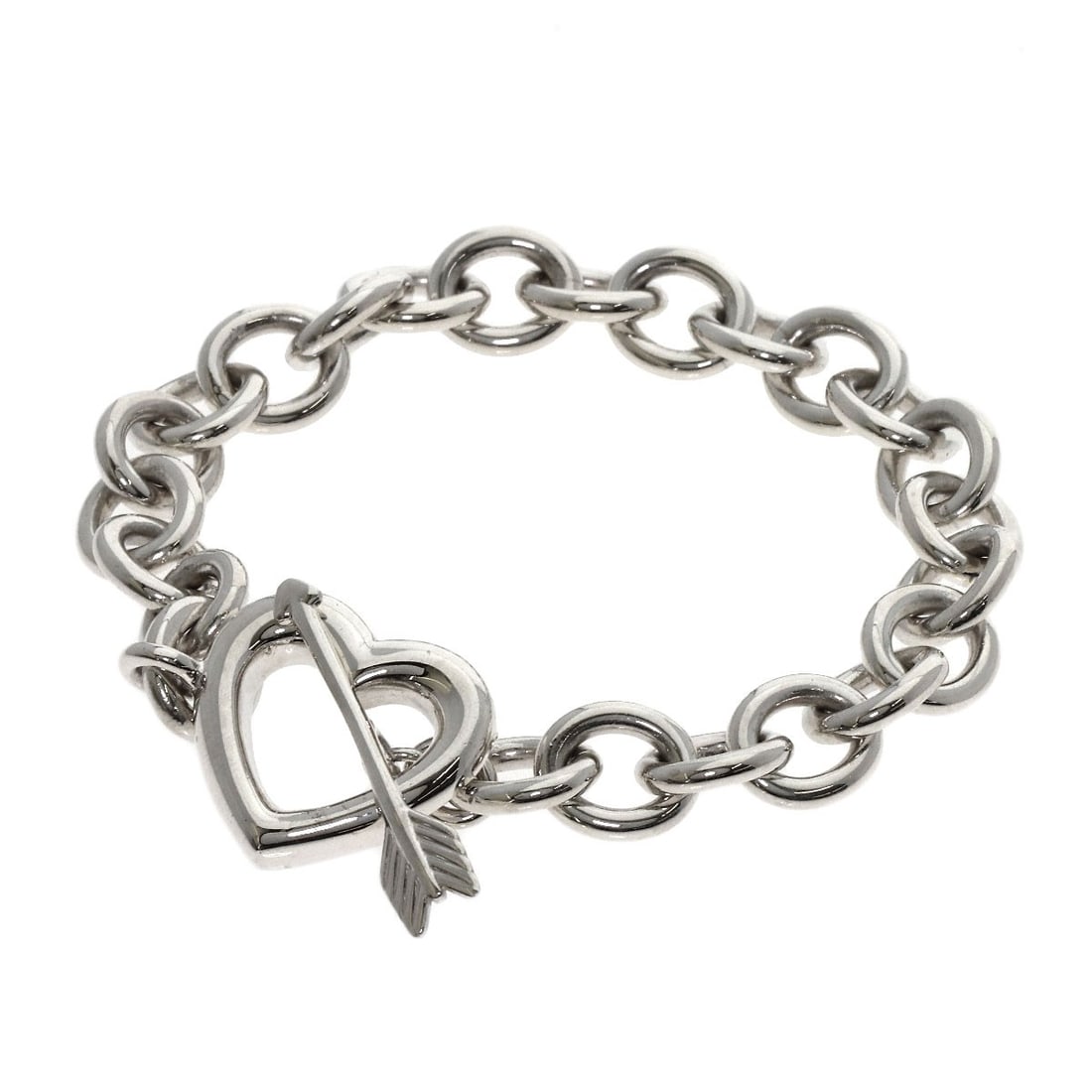 Silver TIFFANY&Co. Heart & Arrow Bracelet: Silver TIFFANY&Co. Heart & Arrow Bracelet This listing features Silver TIFFANY&Co. Heart & Arrow Bracelet. Item specifics are provided below. Item Specifics: Brand: TIFFANY&Co. Style: Bracelet