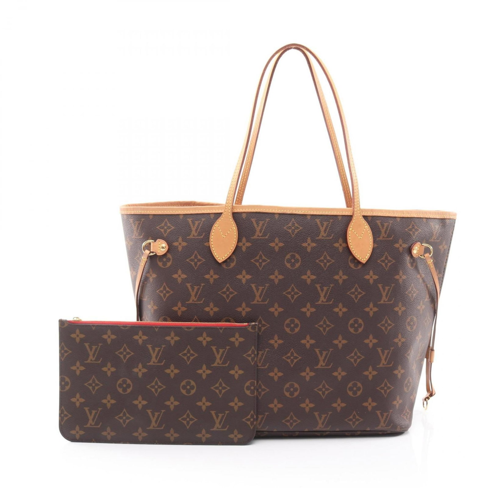 Leather - Louis Vuitton Tote Bag Coated Canvas - Pvc - Monogram (1 of 12)
