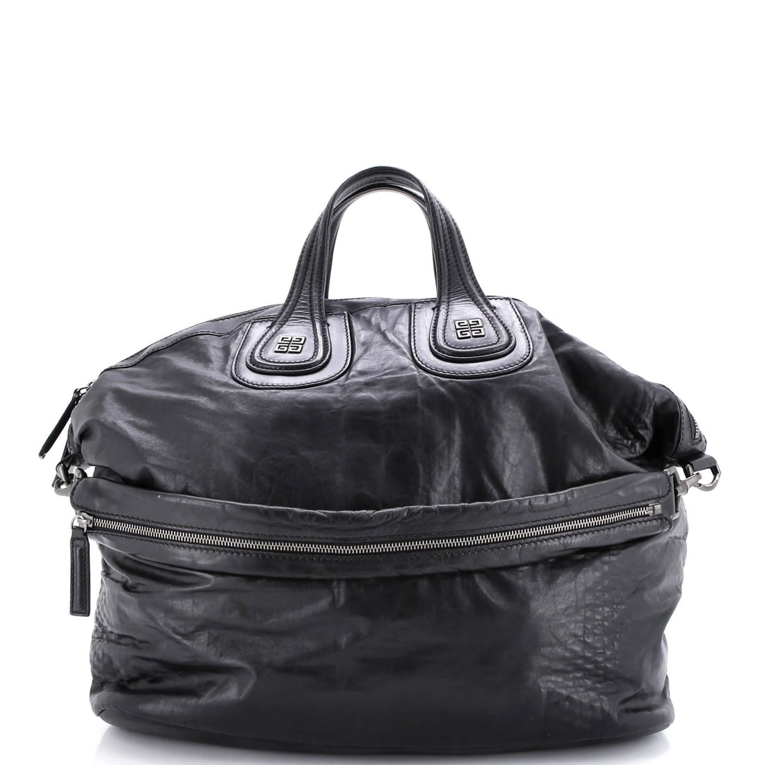 Large Givenchy Nightingale Satchel Embossed Leather (1 of 6)