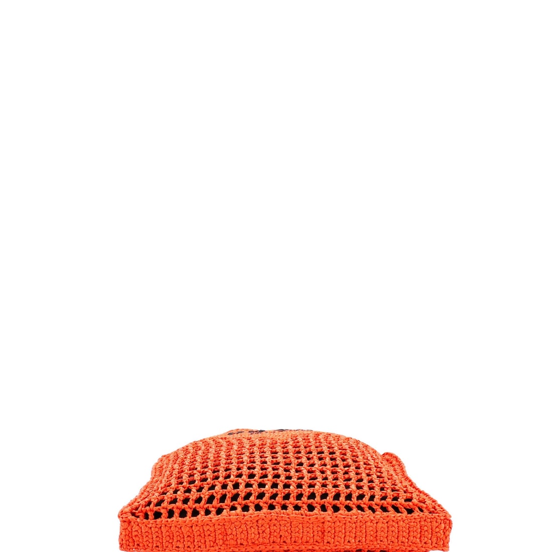 Raffia Prada Triangle Logo Open Tote - 5