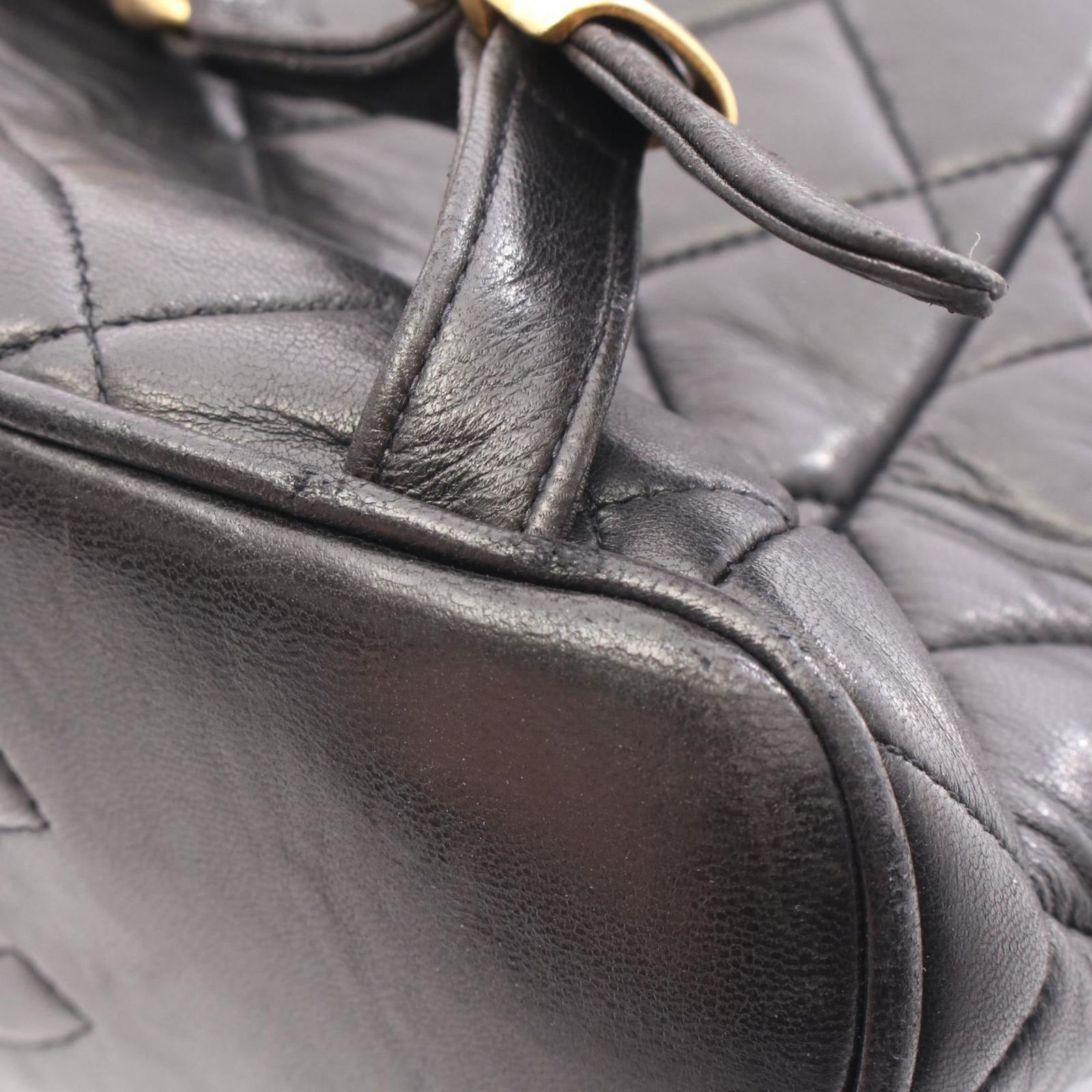 Leather Chanel Backpack - 8