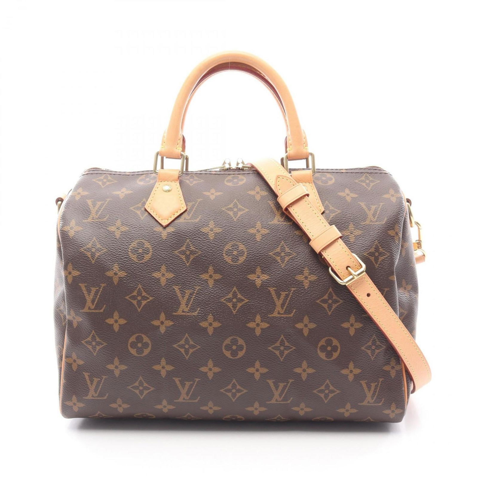Leather - Louis Vuitton Handbag Coated Canvas (1 of 13)