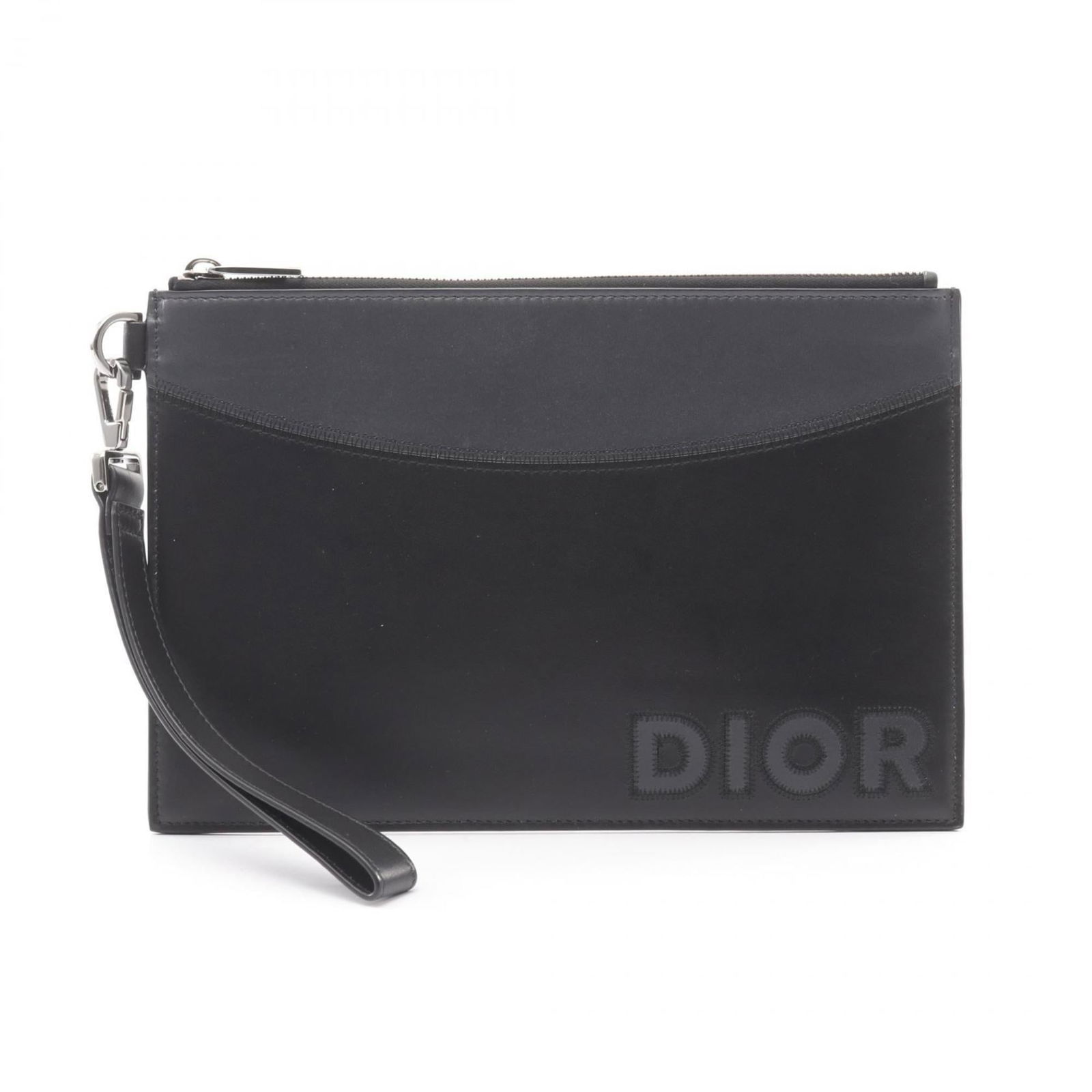 Leather Christian Dior Clutch Bag (1 of 9)
