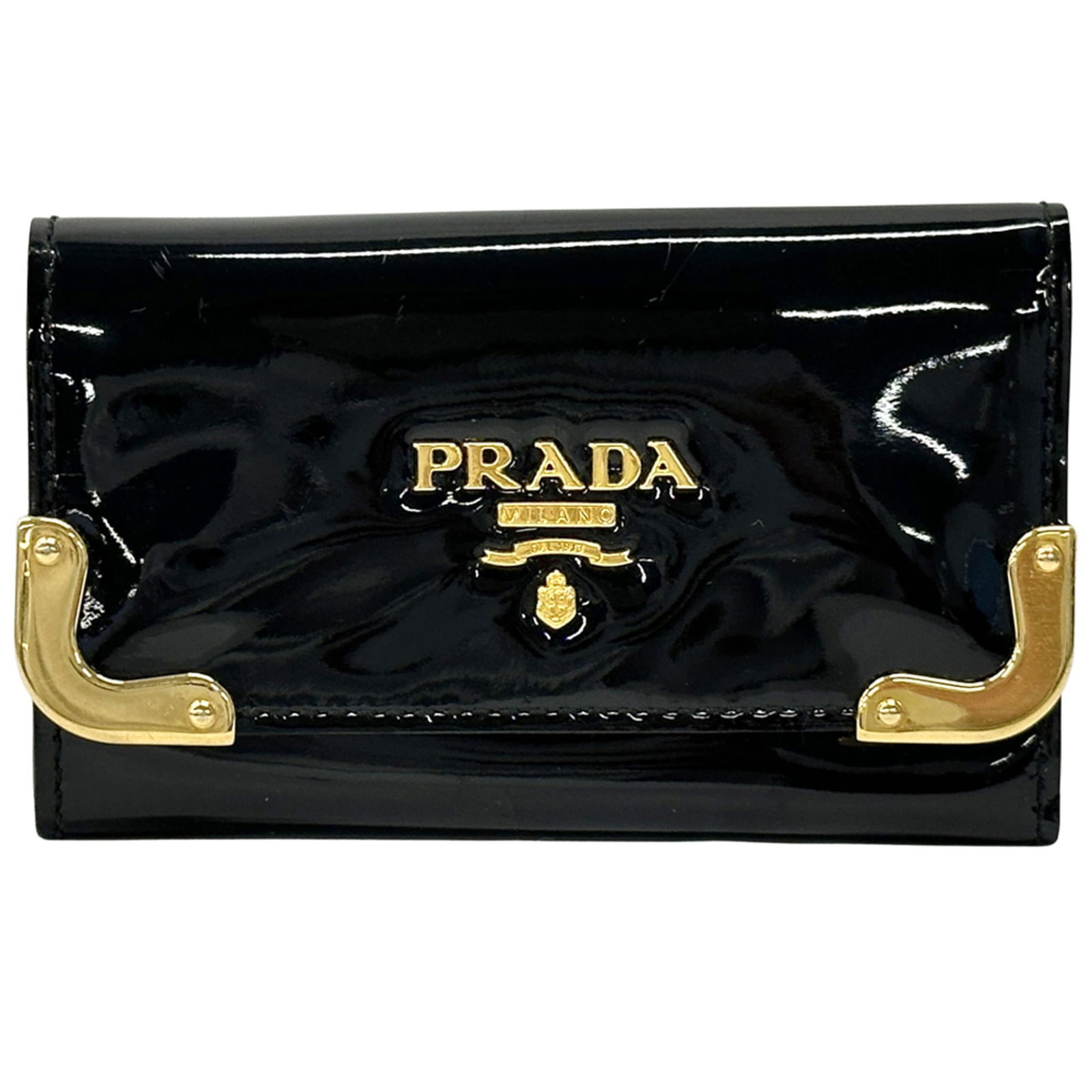 Leather Prada Keycase: Leather Prada Keycase This listing features Leather Prada Keycase. Item specifics are provided below. Item Specifics: Brand: Prada Type: Keycase Gender: Men,Women Material: Leather Condition: Used (ac