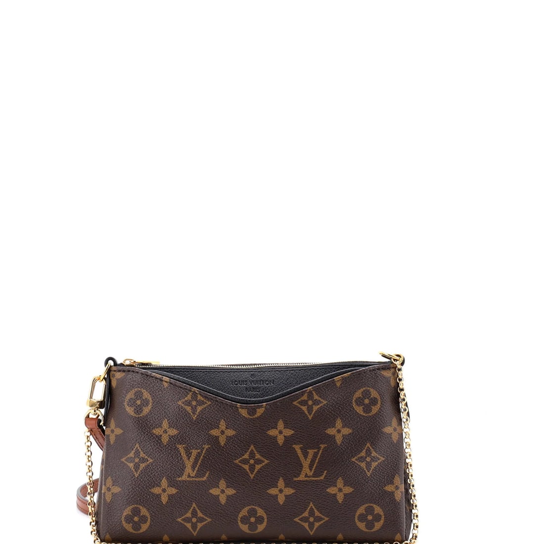 Leather Louis Vuitton Pallas Clutch Monogram Canvas with: Leather Louis Vuitton Pallas Clutch Monogram Canvas with This listing features Leather Louis Vuitton Pallas Clutch Monogram Canvas with. Item specifics are provided below. Item Specifics: Brand: Louis