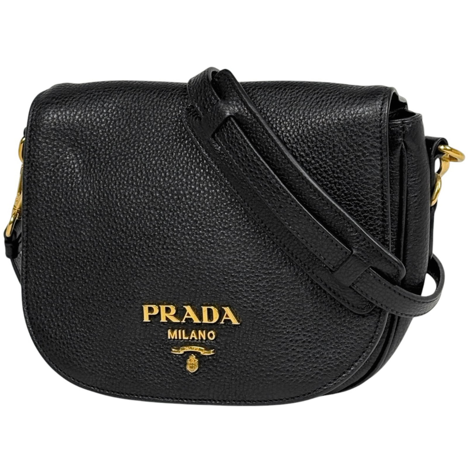 Leather Prada Shoulder Bag: Leather Prada Shoulder Bag This listing features Leather Prada Shoulder Bag. Item specifics are provided below. Item Specifics: Brand: Prada Type: Shoulder Bag Material: Leather Color: Black Gender: