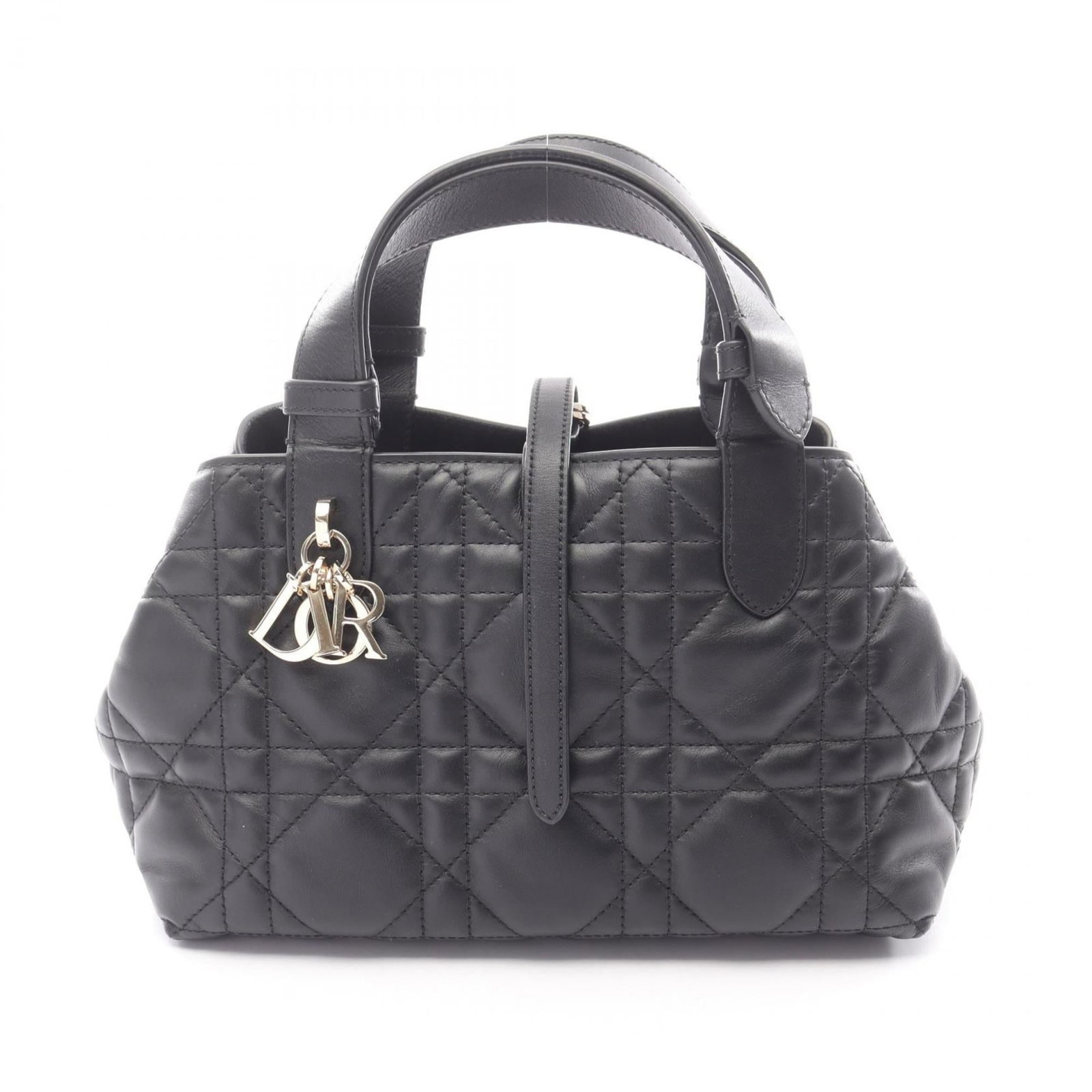 Leather Christian Dior Handbag (1 of 8)