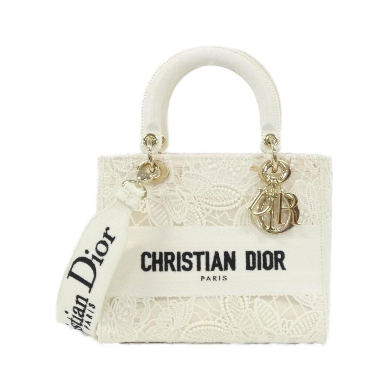 Canvas Christian Dior Handbag (1 of 7)