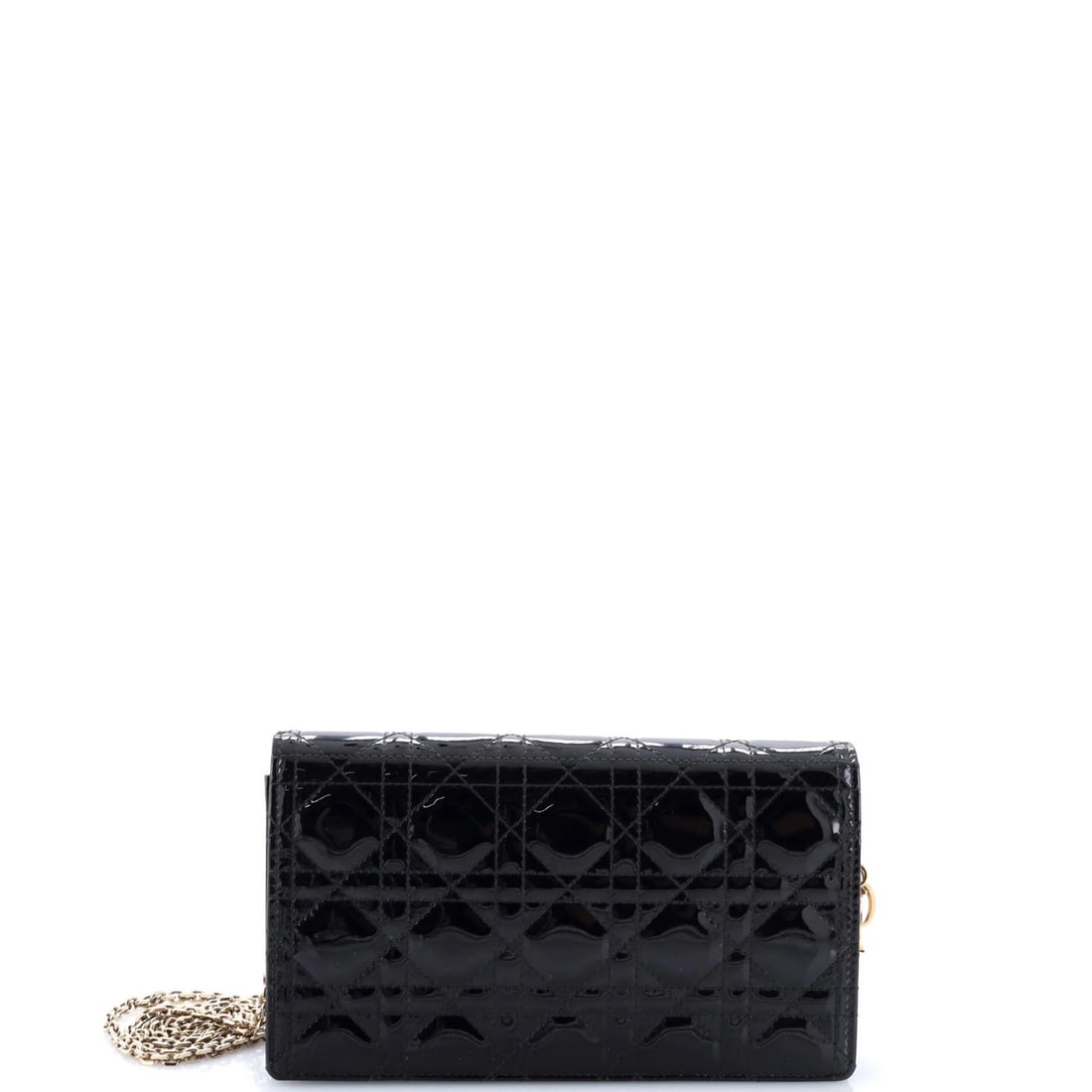 Patent Christian Dior Lady Dior Clutch on Chain Cannage Quilt (1 of 6)