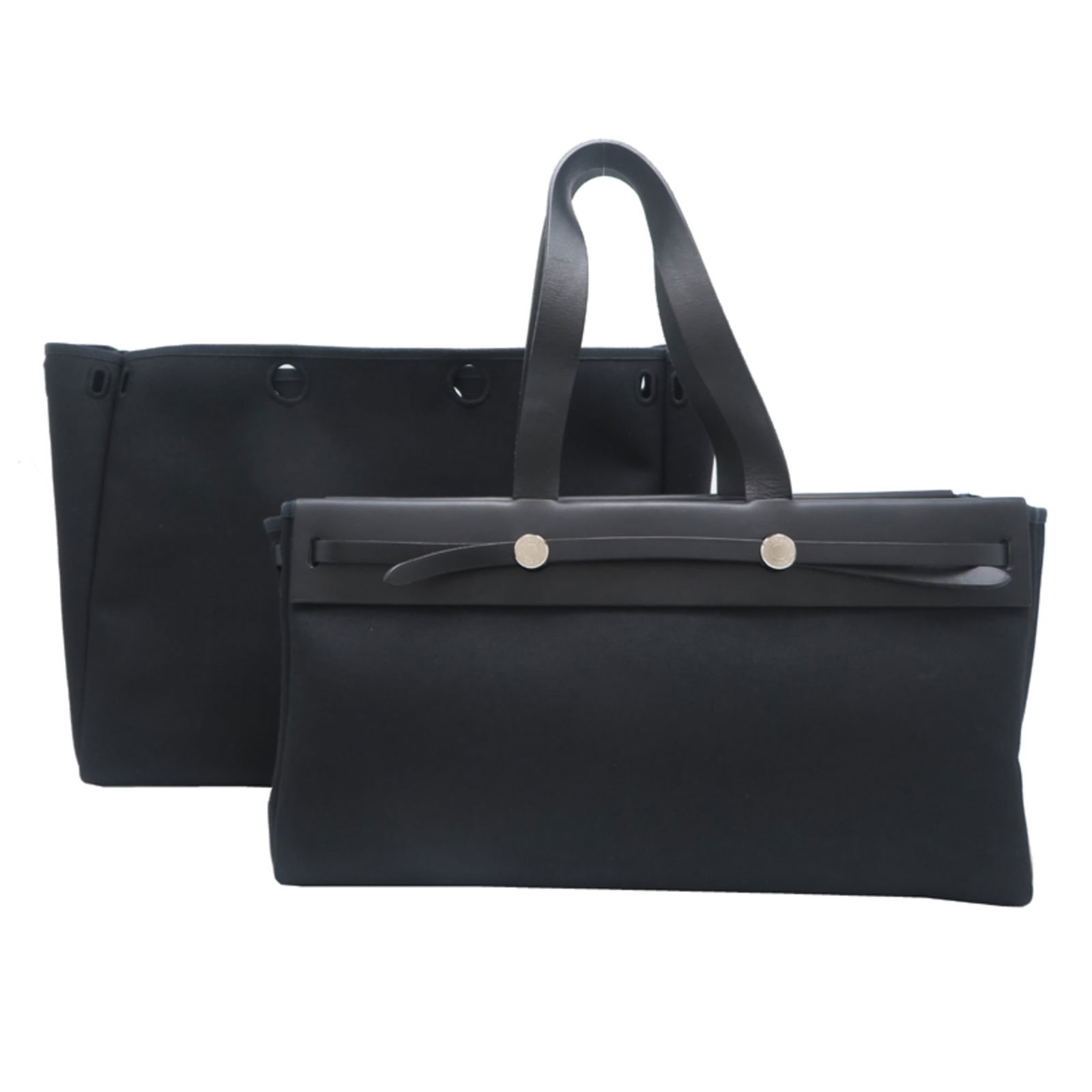 Leather Hermes Tote Bag (1 of 10)