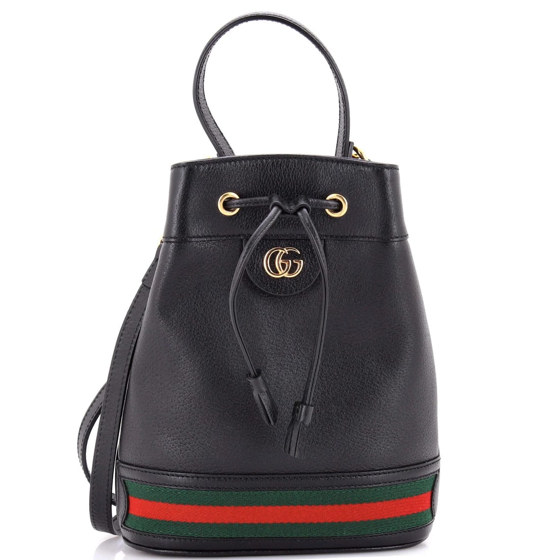 Small Gucci Ophidia Bucket Bag Leather (1 of 5)