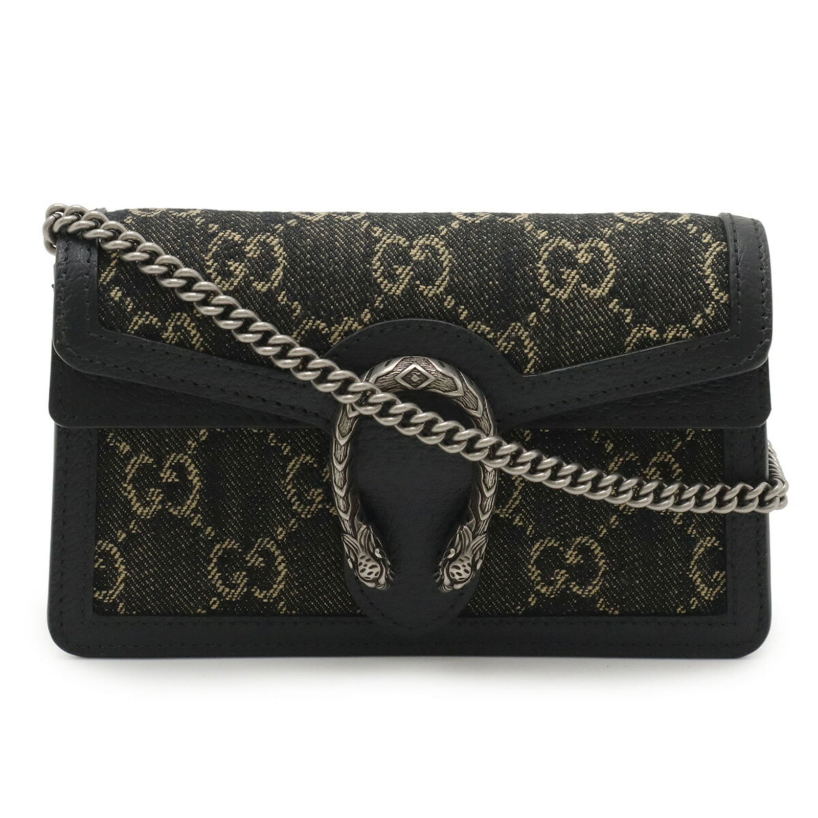 Leather - Gucci Shoulder Bag Denim (1 of 8)