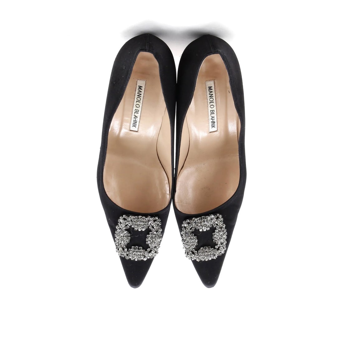 70 Manolo Blahnik Women's Hangisi Pumps Satin - 2