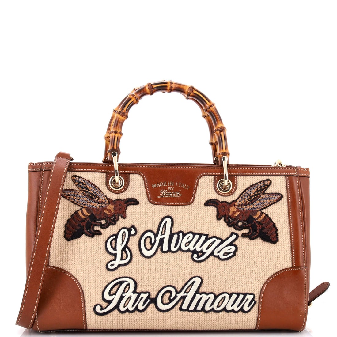 Medium Gucci Bamboo Web Shopper Tote Embroidered Cross Stitch Canvas: Medium Gucci Bamboo Web Shopper Tote Embroidered Cross Stitch Canvas This listing features Medium Gucci Bamboo Web Shopper Tote Embroidered Cross Stitch Canvas. Item specifics are provided below. 