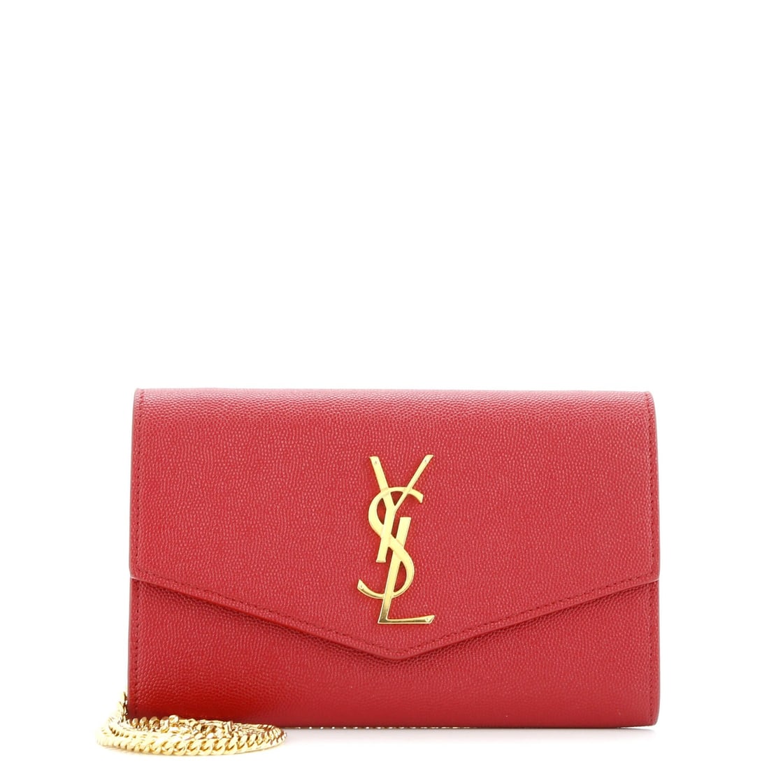 Leather Saint Laurent Uptown Chain Wallet: Leather Saint Laurent Uptown Chain Wallet This listing features Leather Saint Laurent Uptown Chain Wallet. Item specifics are provided below. Item Specifics: Brand: Saint Laurent Exterior Material: