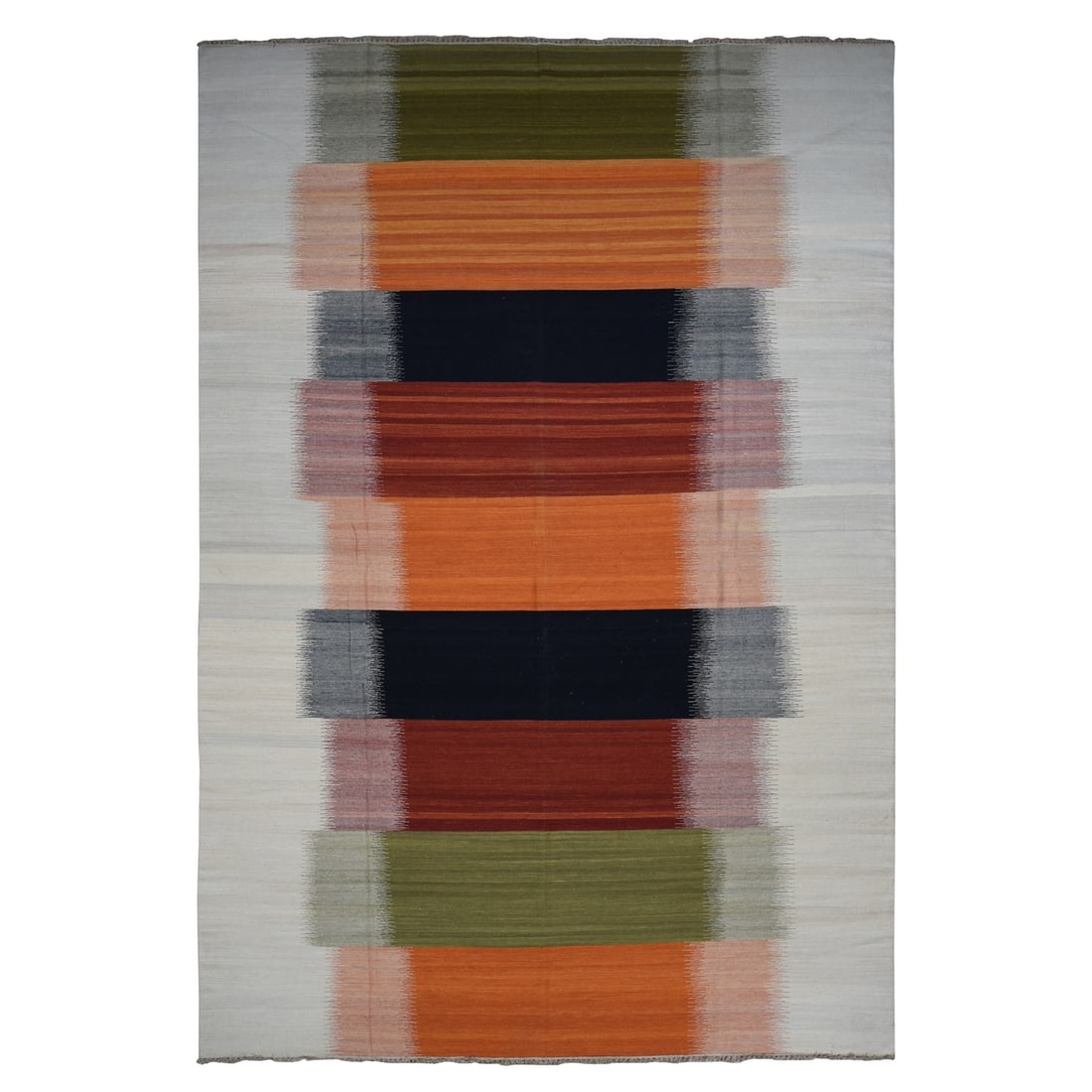 Rug 10'x14'4" Ivory Hand Woven Flat Weave Dazzling Durie Kilim Wool: Rug 10'x14'4" Ivory Hand Woven Flat Weave Dazzling Durie Kilim Wool This listing features Rug 10'x14'4" Ivory Hand Woven Flat Weave Dazzling Durie Kilim Wool. Item specifics are provided below. Item S