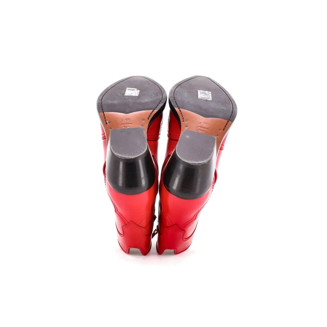 Leather Christian Dior Women's West Cowboy Ankle Boots - 4