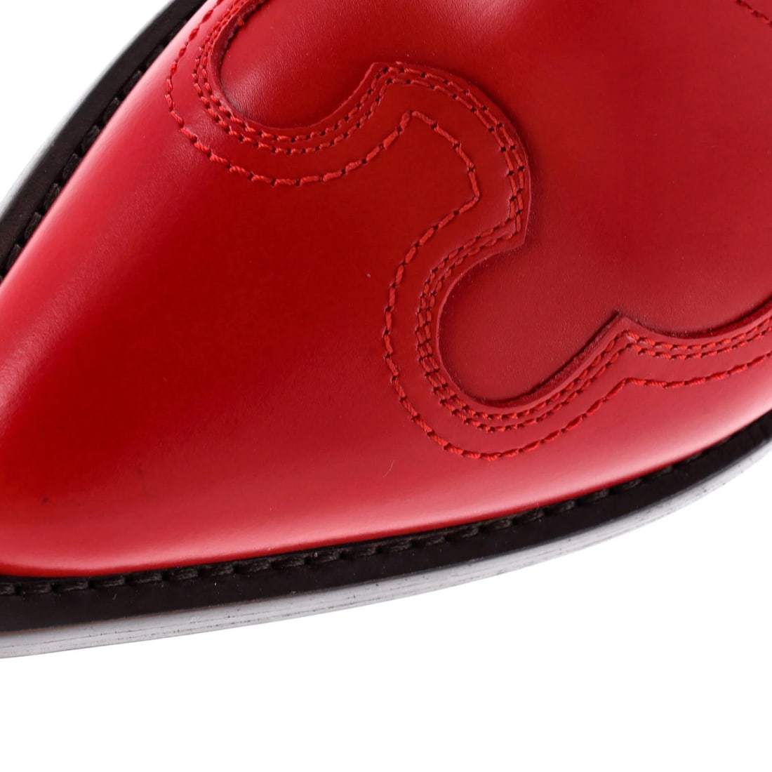 Leather Christian Dior Women's West Cowboy Ankle Boots - 5