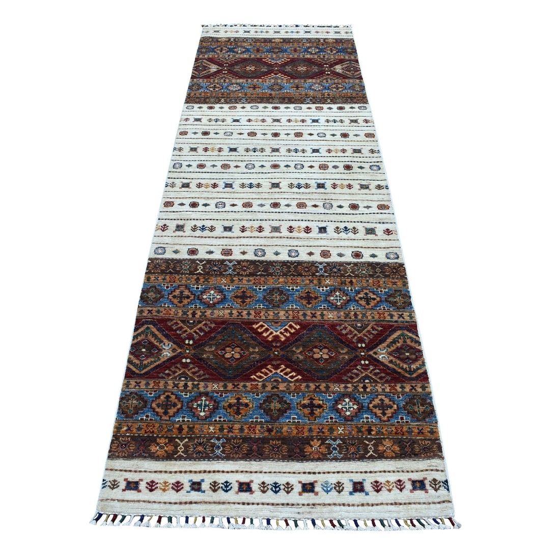 Rug 2'9"x9' Ivory Khorjin Design Runner Super Kazak Pure Wool Oriental: Rug 2'9"x9' Ivory Khorjin Design Runner Super Kazak Pure Wool Oriental This listing features Rug 2'9"x9' Ivory Khorjin Design Runner Super Kazak Pure Wool Oriental. Item specifics are provided below.