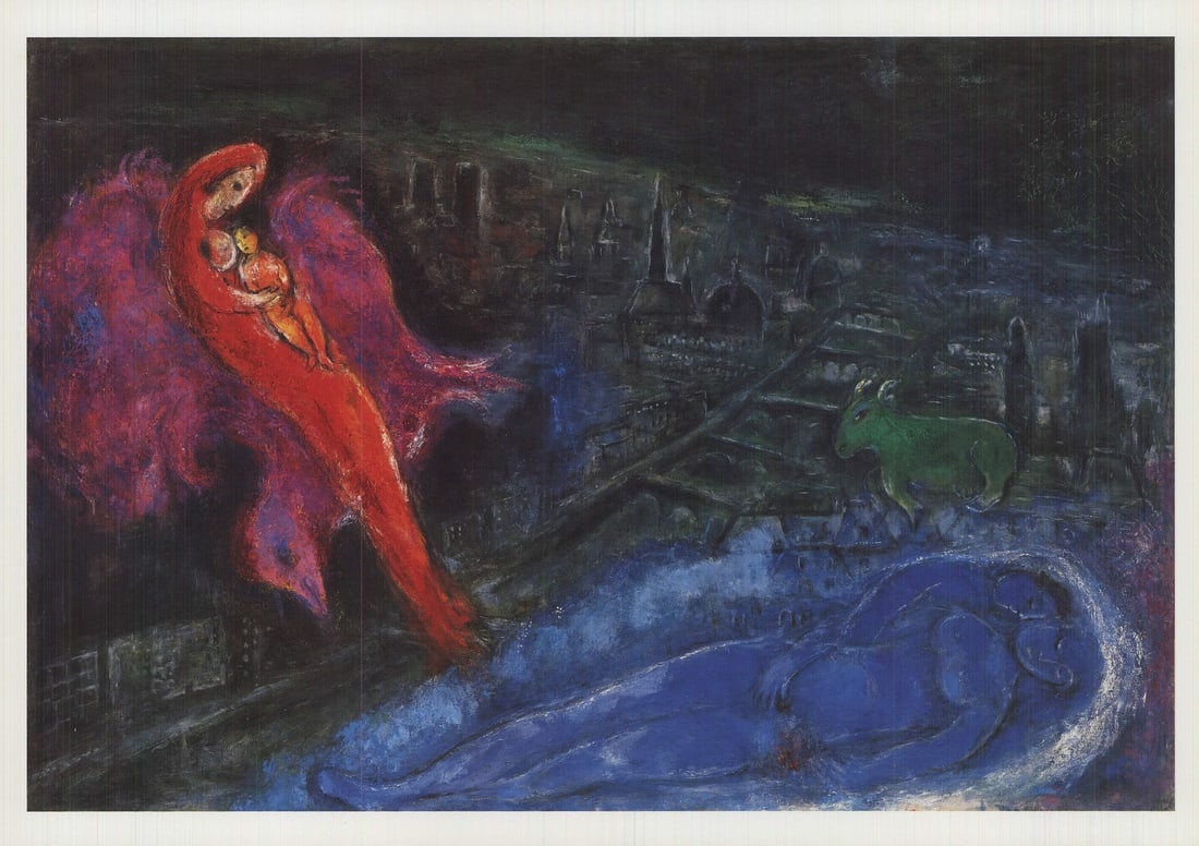 Modernism MARC CHAGALL The Seine Bridges 12" x 17" Offset Lithograph 1994: Modernism MARC CHAGALL The Seine Bridges 12" x 17" Offset Lithograph 1994 This listing features Modernism MARC CHAGALL The Seine Bridges 12" x 17" Offset Lithograph 1994. Item specifics are provided b