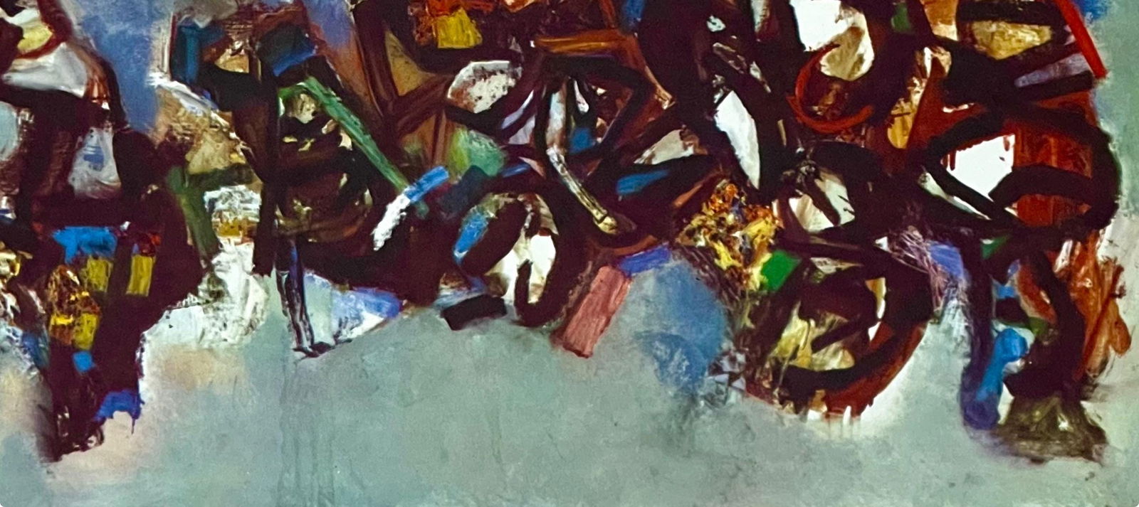 Lithograph - Abraham Rattner - Composition with old shoes - 4