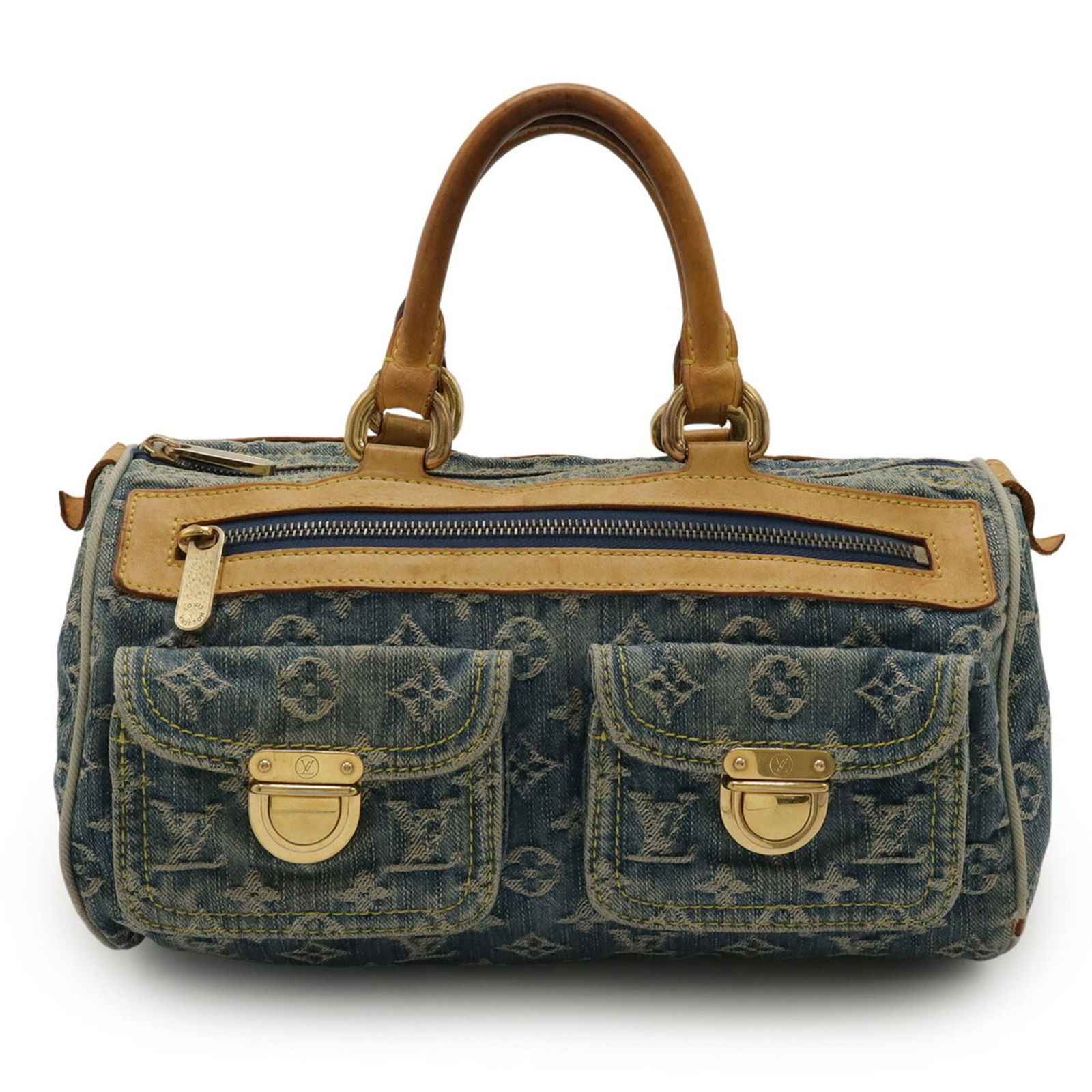 Denim Louis Vuitton Handbag Monogram: Denim Louis Vuitton Handbag Monogram This listing features Denim Louis Vuitton Handbag Monogram. Item specifics are provided below. Item Specifics: Brand: Louis Vuitton Type: Handbag Material: