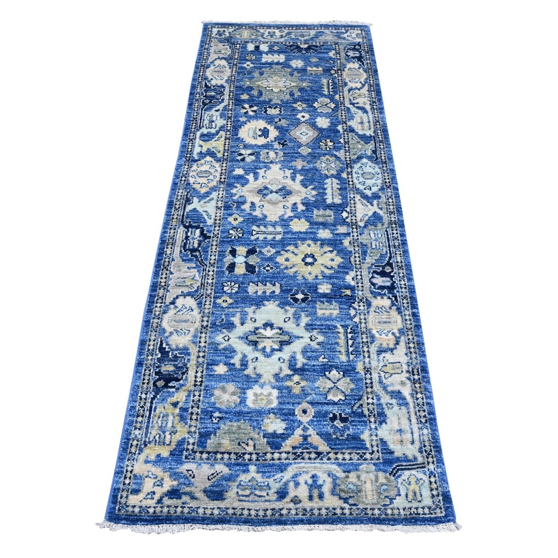 Rug 2'8"x7'8" Sapphire Blue Afghan Angora Oushak Runner Oriental: Rug 2'8"x7'8" Sapphire Blue Afghan Angora Oushak Runner Oriental This listing features Rug 2'8"x7'8" Sapphire Blue Afghan Angora Oushak Runner Oriental. Item specifics are provided below. Item
