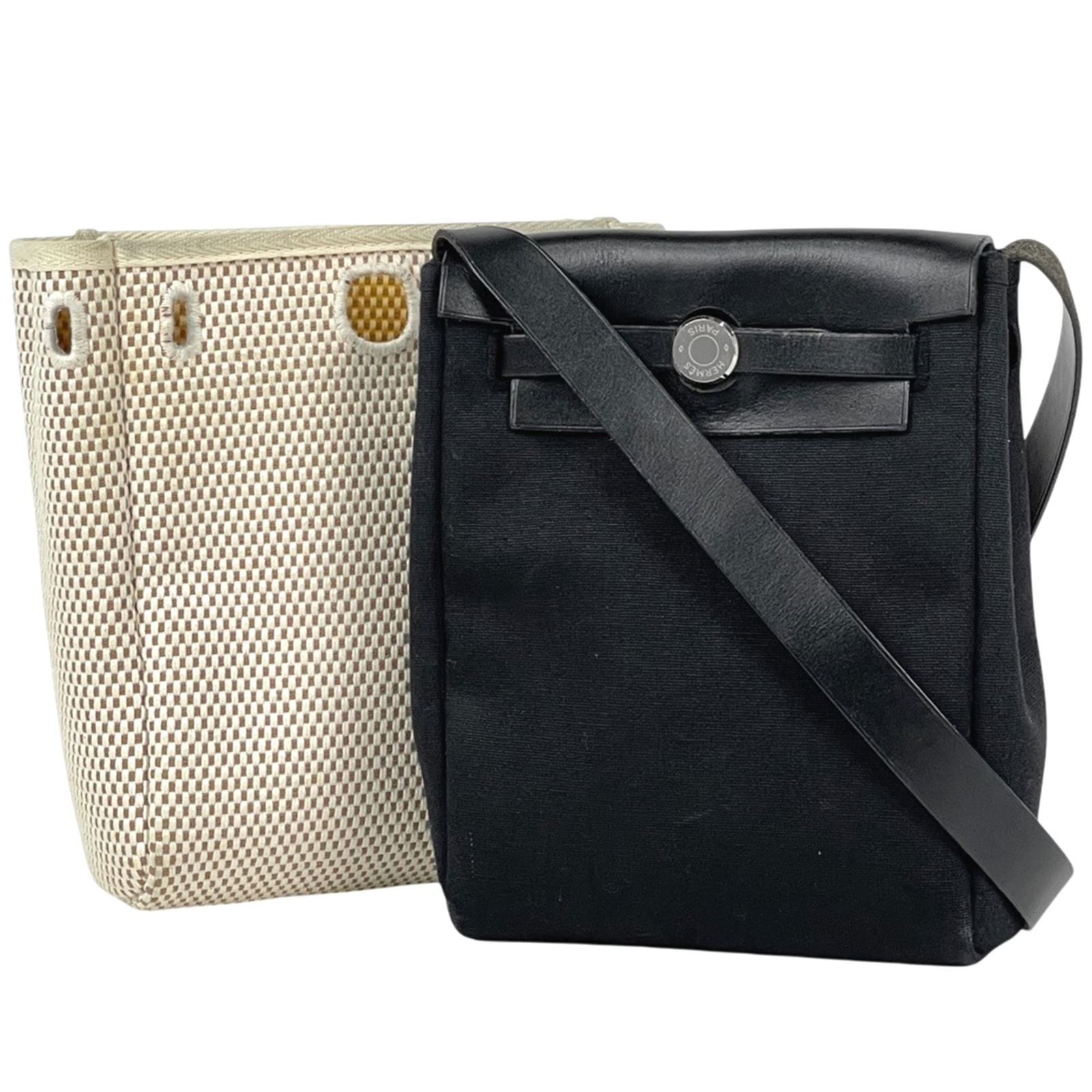 Officier Hermes Shoulder Bag Toile (1 of 9)