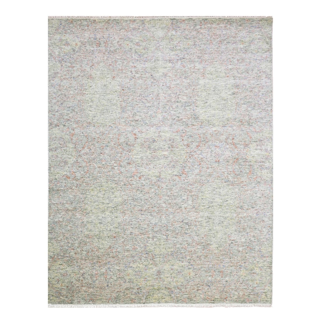Rug 8'x10'2" Gray Modern Salt and Pepper Design Wool Hand Knotted (1 of 12)