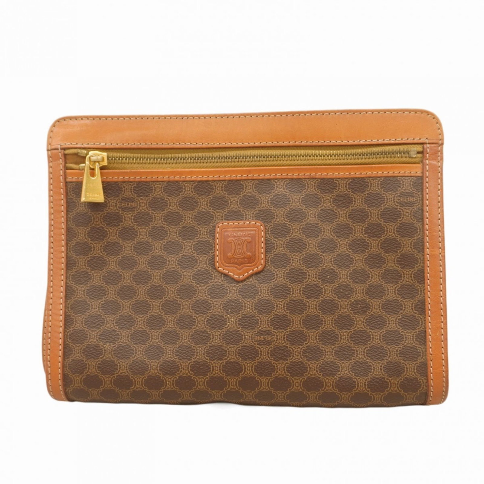 Pvc Celine Clutch Bag: Pvc Celine Clutch Bag This listing features Pvc Celine Clutch Bag. Item specifics are provided below. Item Specifics: Brand: Celine Type: Clutch Bag Material: Pvc Color: Brown Hardware Color: Gold Gen