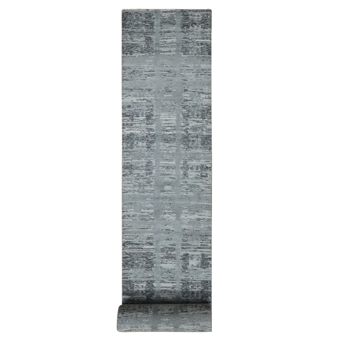 Rug 2'6"x17'10" Gray Undyed Natural Wool Modern XL Runner Hand Knotted: Rug 2'6"x17'10" Gray Undyed Natural Wool Modern XL Runner Hand Knotted This listing features Rug 2'6"x17'10" Gray Undyed Natural Wool Modern XL Runner Hand Knotted. Item specifics are provided below.
