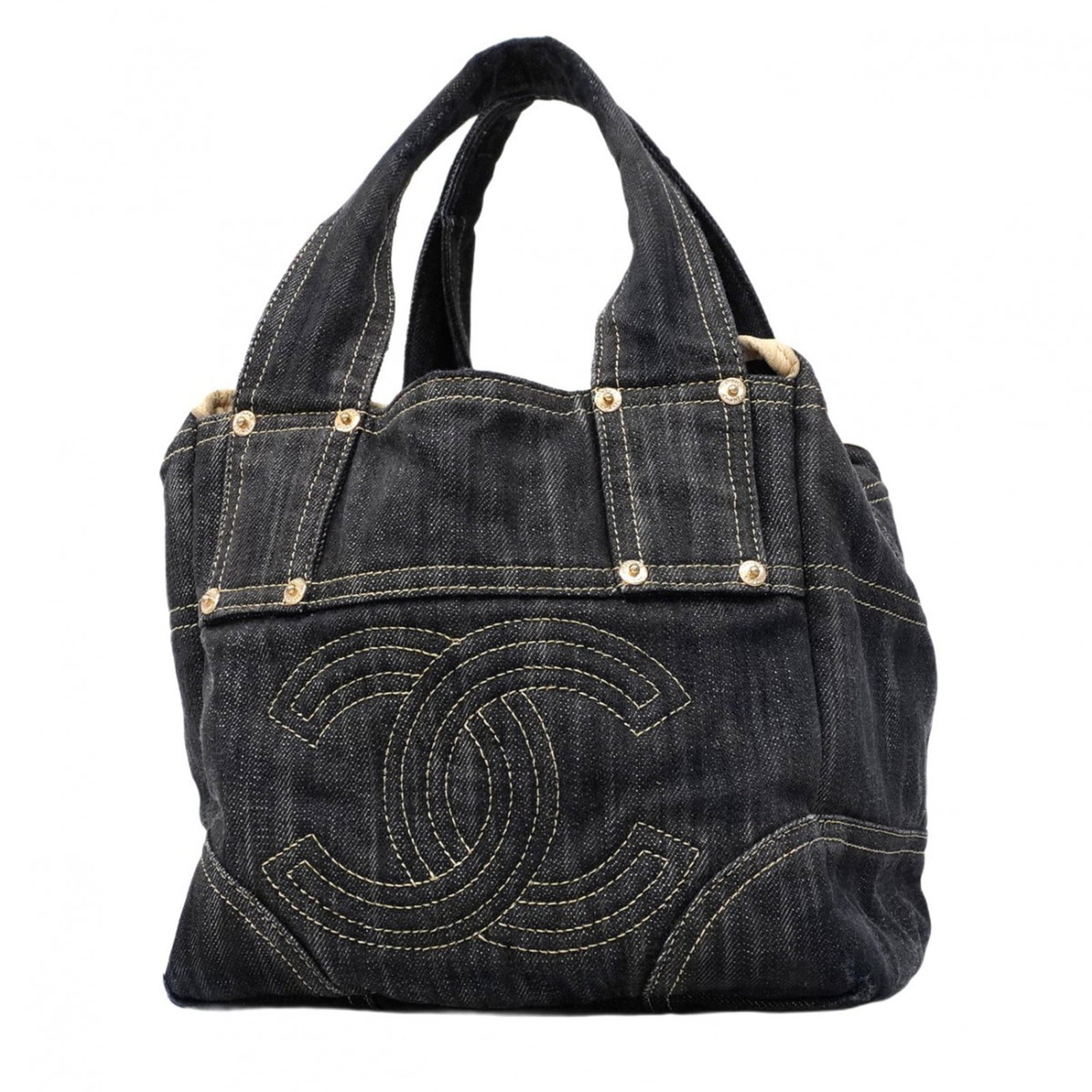 Denim Chanel Tote Bag (1 of 15)