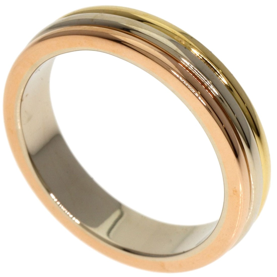 Gold CARTIER Three colors # 48 Ring K18 Yellow Gold K18 White: Gold CARTIER Three colors # 48 Ring K18 Yellow Gold K18 White This listing features Gold CARTIER Three colors # 48 Ring K18 Yellow Gold K18 White. Item specifics are provided below. Item Specifics: