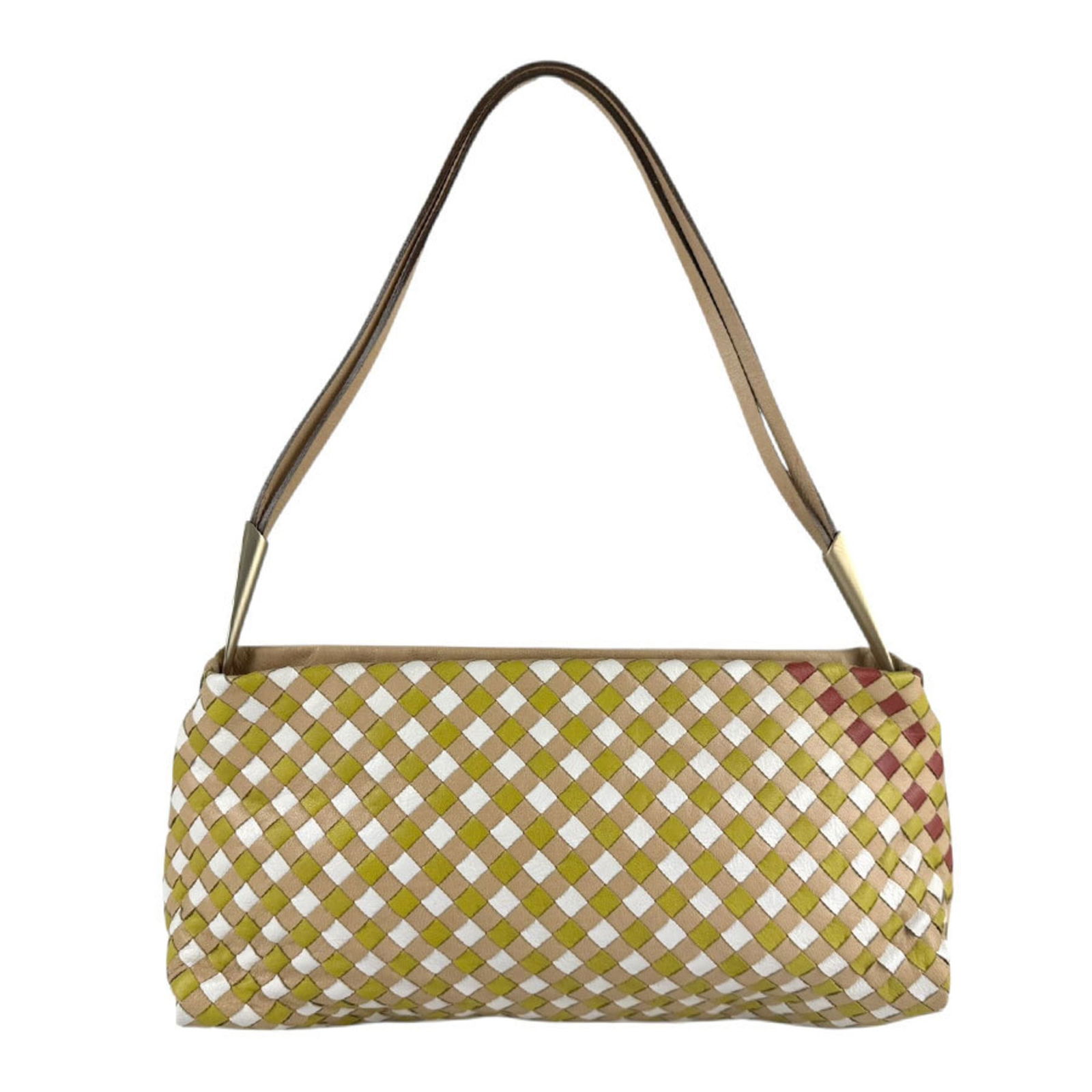 Leather Bottega Veneta Shoulder Bag: Leather Bottega Veneta Shoulder Bag This listing features Leather Bottega Veneta Shoulder Bag. Item specifics are provided below. Item Specifics: Brand: Bottega Veneta Type: Shoulder Bag Material: