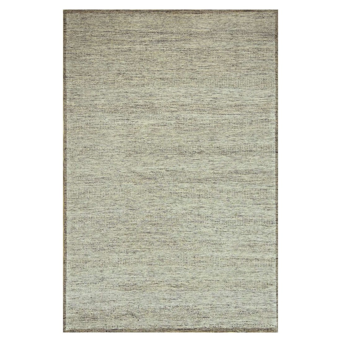 Wool 10'3"x13'9" Beige Hand Knotted Rug Distressed & Oxidized Grass Design (1 of 11)