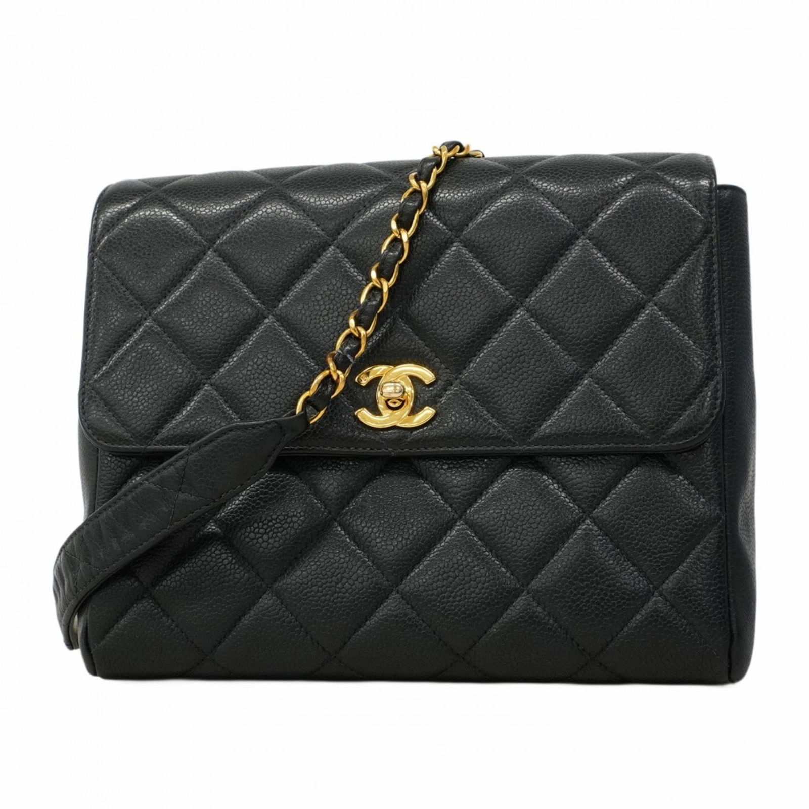 Calfskin Chanel Shoulder Bag Grained: Calfskin Chanel Shoulder Bag Grained This listing features Calfskin Chanel Shoulder Bag Grained. Item specifics are provided below. Item Specifics: Brand: Chanel Type: Shoulder Bag Material: Grained