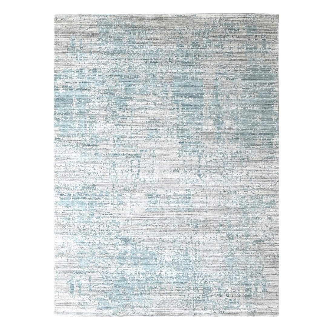 Rug 8'3"x10' Gray Hand Loomed Wool and Plant Based Silk Modern Design: Rug 8'3"x10' Gray Hand Loomed Wool and Plant Based Silk Modern Design This listing features Rug 8'3"x10' Gray Hand Loomed Wool and Plant Based Silk Modern Design. Item specifics are provided below. 