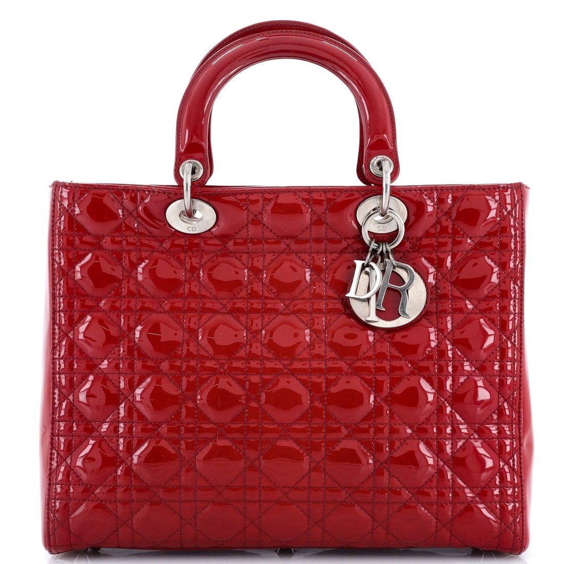 Large Christian Dior Lady Dior Bag Cannage Quilt Patent: Large Christian Dior Lady Dior Bag Cannage Quilt Patent This listing features Large Christian Dior Lady Dior Bag Cannage Quilt Patent. Item specifics are provided below. Item Specifics: Brand: