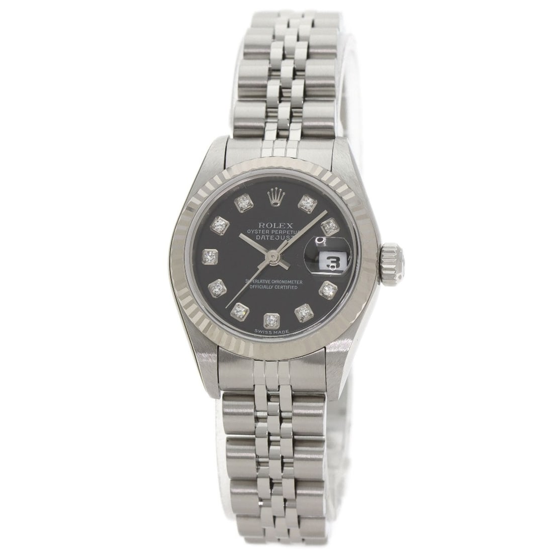 Steel ROLEX DATEJUST 10P Diamond Watches 79174G Stainless Steel/ Stainless (1 of 20)