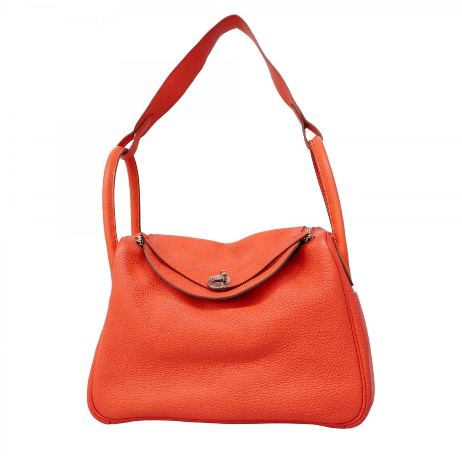 Leather Hermes Handbag Taurillon Clemence (1 of 13)