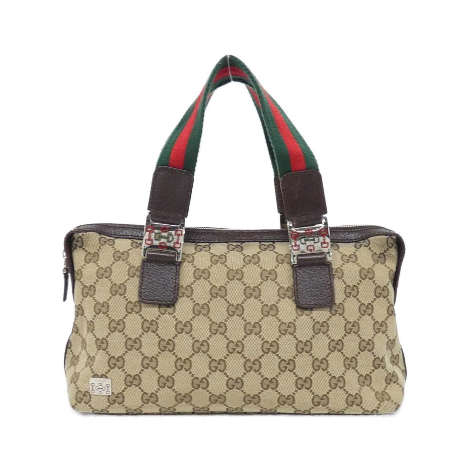 Leather - Gucci Handbag Gg Canvas (1 of 9)