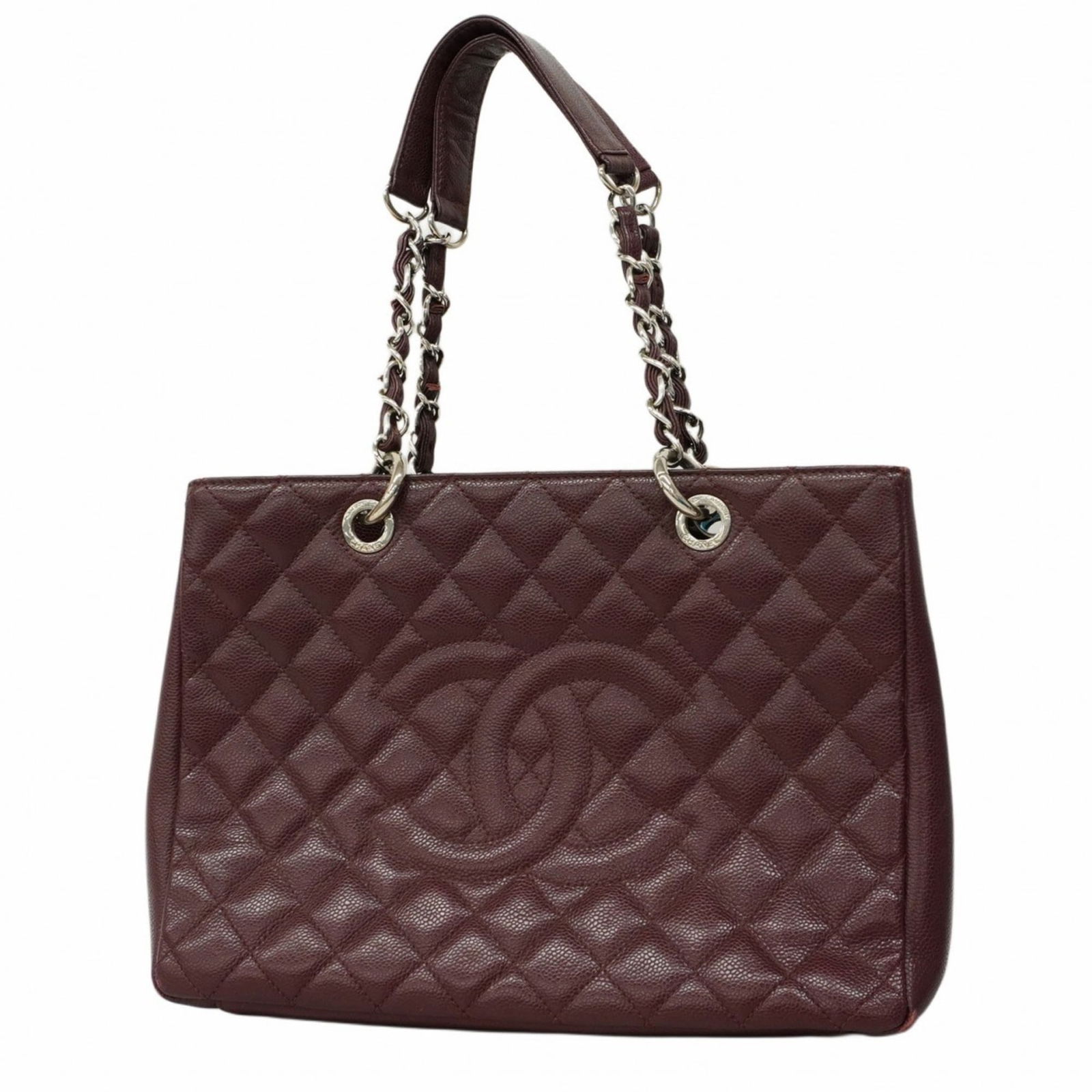 Calfskin Chanel Tote Bag Grained: Calfskin Chanel Tote Bag Grained This listing features Calfskin Chanel Tote Bag Grained. Item specifics are provided below. Item Specifics: Brand: Chanel Type: Tote Bag Material: Grained Calfskin