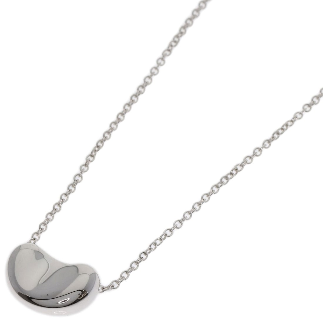 Silver TIFFANY&Co. Bean Necklace (1 of 6)