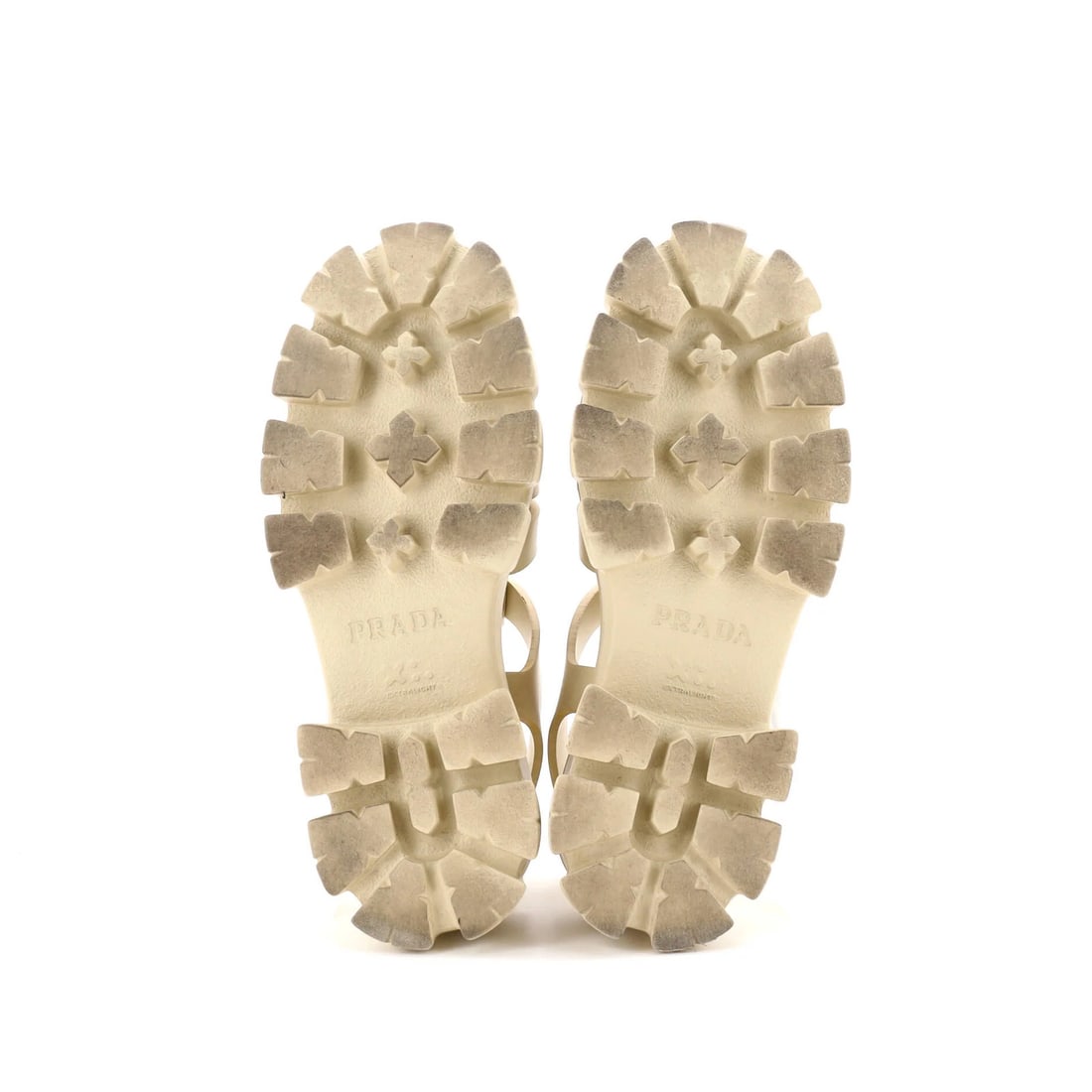 Rubber Prada Women's Monolith Cage Platform Sandals - 4