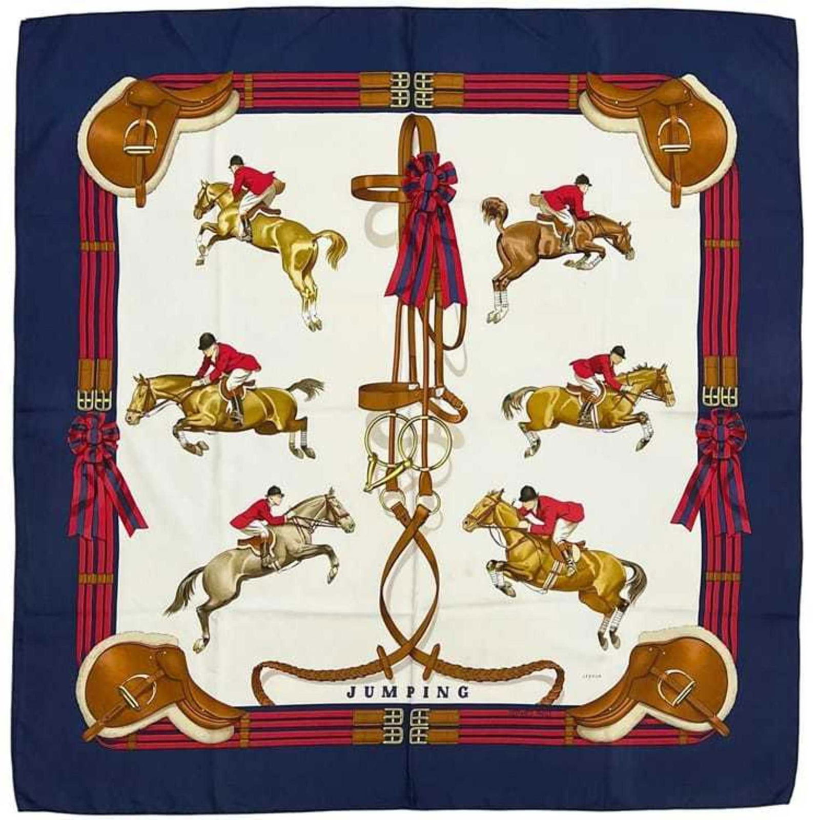 100% Hermes Scarf Silk (1 of 9)