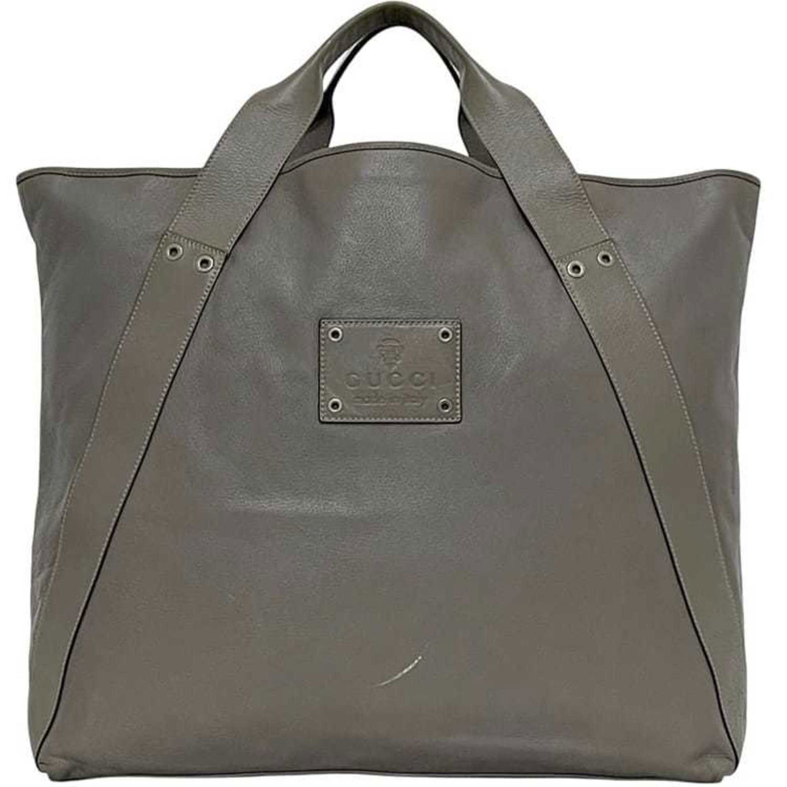 Leather Gucci Tote Bag: Leather Gucci Tote Bag This listing features Leather Gucci Tote Bag. Item specifics are provided below. Item Specifics: Brand: Gucci Type: Tote Bag Material: Leather Color: Gray Gender: Men,Women