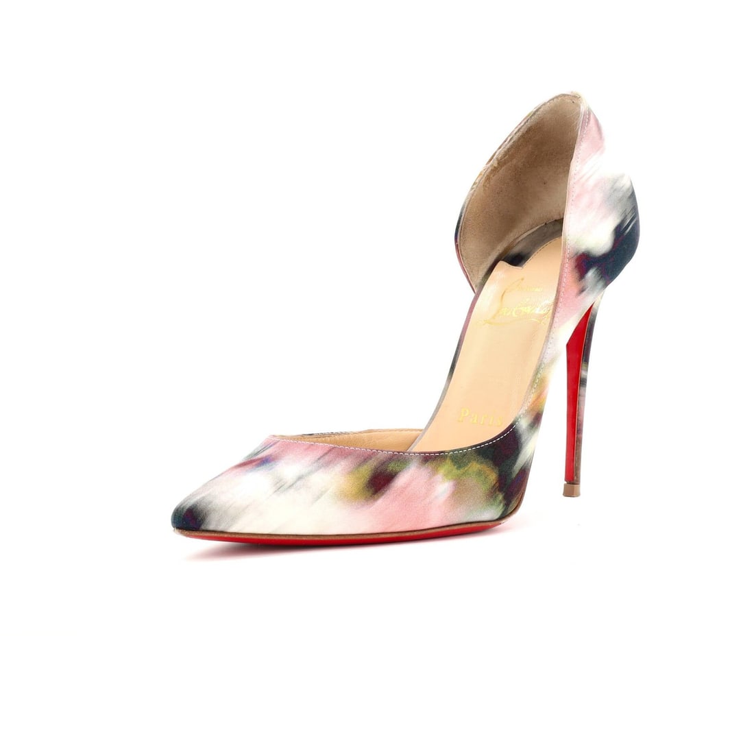 100 Christian Louboutin Women's Iriza Pumps Satin (1 of 6)