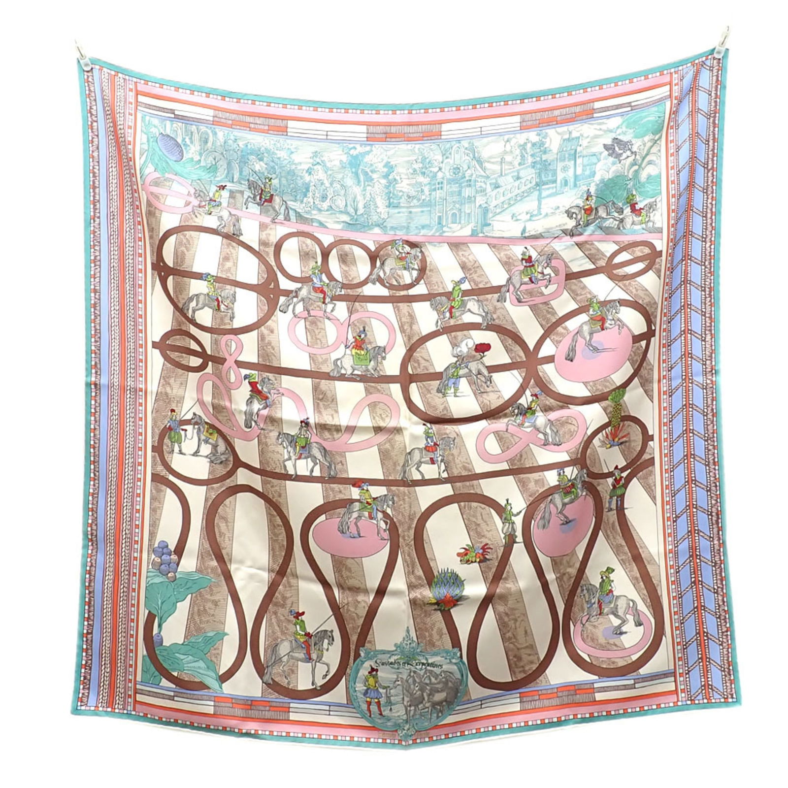 Silk Hermes Scarf: Silk Hermes Scarf This listing features Silk Hermes Scarf. Item specifics are provided below. Item Specifics: Brand: Hermes Type: Scarf Gender: Women Color: Multi-Color Material: Silk Size (Lxw): 90cm