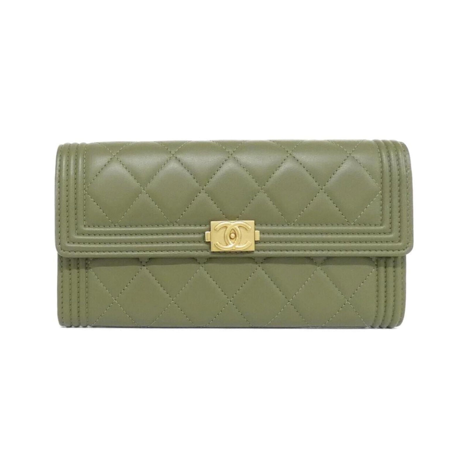 Leather Chanel Long Wallet (Bi-Fold) (1 of 4)